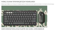 LOGITECH K380S KEYS 2 ÇOKLU CİHAZ ÖZELLİKLİ BLUETOOTH Klavye Siyah  920-011859